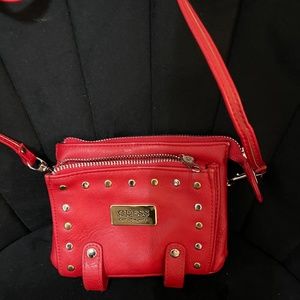 Small Guess Red Crossbody Bag